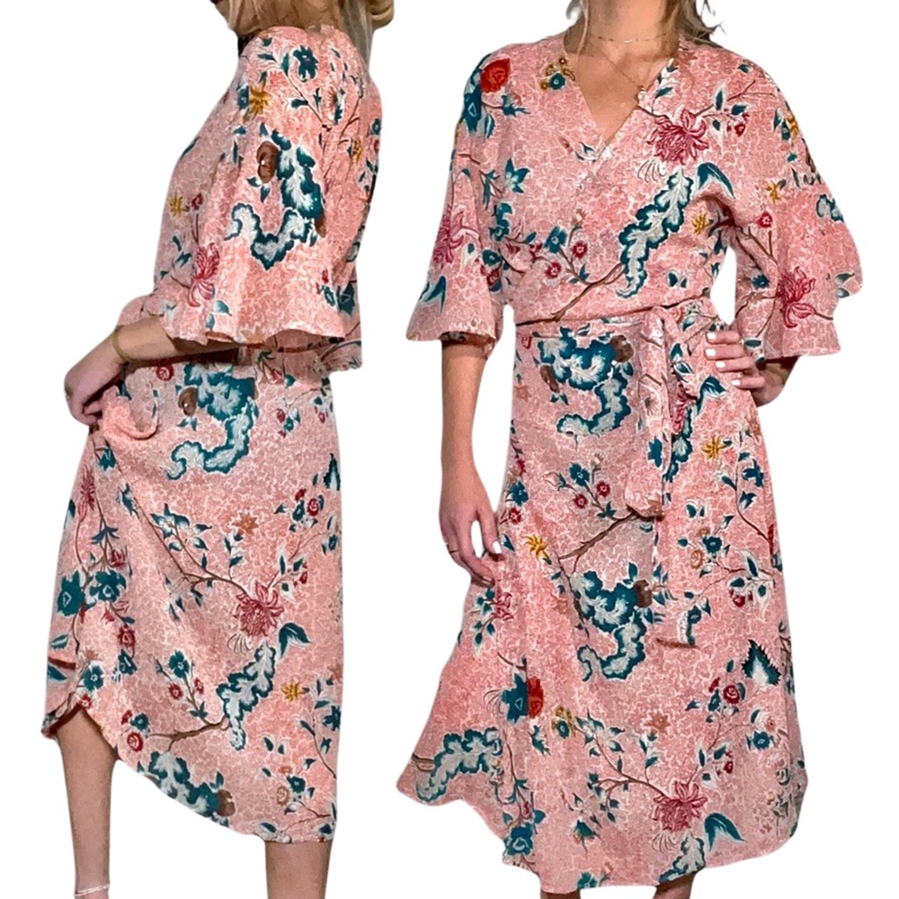 ANTHROPOLOGIE‎ MAEVE Adelaide Wrap Dress